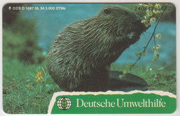 GERMANY - Deutsche Umwelthilfe: Biber, O 1697-08/94 ,tirage 3.000,mint - O-Series : Customers Sets