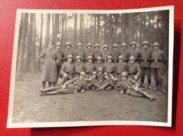 Foto Agfa Lupex WW2 Soldaten Mannschaften Uniformen Stahlhelme Honberg 1930 - Uniformes
