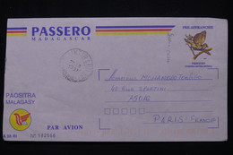 MADAGASCAR - Aérogramme De Maintirand Pour Paris En 1999 - L 113709 - Madagascar (1960-...)