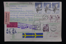 SUEDE - Bulletin D'expédition De Kungälv Pour L 'Italie En 1983 Par Avion - L 113714 - Covers & Documents