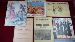 Konvolut  6 X  AU BON MARCHÈ Catalogue Paris Werbung Katalog 1895 - 1939 Mode, Schmuck, Bekleidung, Haushaltsartikel Etc - Magazines - Before 1900