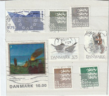 DANEMARK. Lot De 8 Timbres N° YT 913, 914, 940, 941, 1089, 1091, 1111, 1214. TB. Petit Prix. Voir Le Scan - Verzamelingen