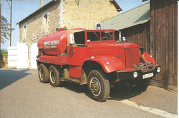 LIGNIÈRES ORGÈRES (53 MAYENNE) Camion Citerne Des POMPIERS - Vente Directe X - Feuerwehr