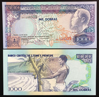 S. TOME E PRÍNCIPE 1000 Dobras 1993 Pick#64 Fds Unc LOTTO 2276 - São Tomé U. Príncipe