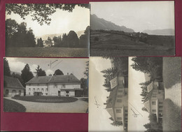 100122 - 5 CARTE PHOTO J M RODET CHAMBERY - 73 LA MOTTE SERVOLEX Propriété Demeure Maison - La Motte Servolex