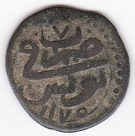 Tunisie 1 Burbe AH 1175 , Mustafa III, En Cuivre , KM# 52.2 - Tunisia