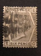 SG 147  1880  6d Grey , The Scarce Plate 17   FU   CV £180 - Unused Stamps