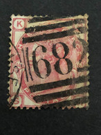 SG 144  1875  3d Pale Rose  Plate 16  Used  CV £80 - Ongebruikt