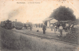 41 - LOIR ET CHER - MARCHENOIR - 10317 - La Gare Du Tramway -transport Du Bois - Marchenoir