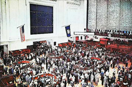 ► New York Stock Exchange  - Trading Floor -   N.Y. 1950/60s - Banques