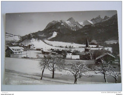 Cpsm Suisse Château D'Oex Panorama 4654 Edit SG - Château-d'Œx