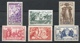 COTE Des SOMALIS - EXPOSITION PARIS 1937 - 6 Valeurs 141-146 ⭐⭐ NEUF Luxe ⭐⭐ MNH - Cote 30.00 € - 1937 Exposition Internationale De Paris