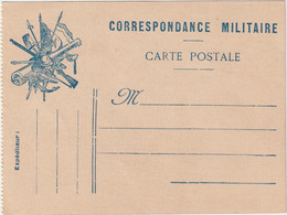 4889 Entier Postale Carte Postale Correspondance Militaire Franchise 1918 WW1 - Oorlog 1914-18