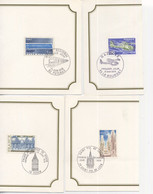 Timbres Oblitérés De L'année 1975 Avec Cahet 1er Jour Sur Bristol  (cote YT Oblitéré 32€ F160) - 1970-1979