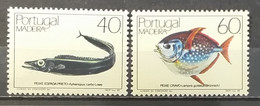 1985 - Portugal - MNH - Endemic Marine Species Of Madeira - Complete Set Of 2 Stamps - Nuovi