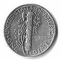 USA - 1 Dime 1943 - Silver - 1916-1945: Mercury (kwik)