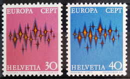 EUROPA 1972 - SUISSE                   N° 899/900                        NEUF** - 1972