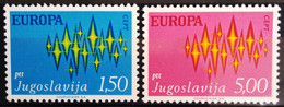 EUROPA 1972 - YOUGOSLAVIE                   N° 1343/1344                        NEUF** - 1972