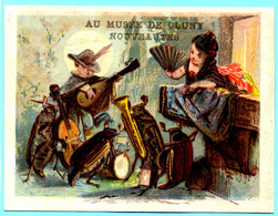 Chromo Au Musée De Cluny. Calendrier 1881, Ier Sem. L'aubade: Enfant Et Petite Orchestre De Cafards. Bouillon-Rivoyre. - Formato Piccolo : ...-1900