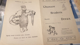 CHANSON DE LA BRADERIE DE DREUX /AIR GARS DE LA MARINE /3 JUILLET 1932 - Noten & Partituren