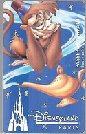 PASS--EURODISNEYLAND PARIS-Souligné-ALADDIN- ENFANT-V°N° VGS SE 00115-ODYSSEE 250-TBE -RARE - Pasaportes Disney