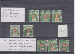 Schweiz GM3,  1927, Portofreiheit,  O/**, Siehe Scans! - Otros & Sin Clasificación