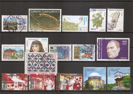 Turquie  ( Lot De Timbres Différents Oblitérés) - Other & Unclassified