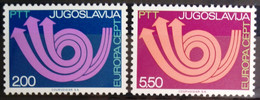 EUROPA 1973 - YOUGOSLAVIE                   N° 1390/1391                      NEUF** - 1973