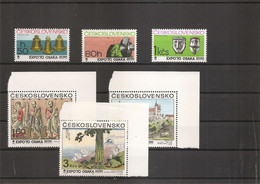 Exposition De Osaka -1970 ( 1772/1777 XXX -MNH- De Tchécoslovaquie ) - 1970 – Osaka (Japon)