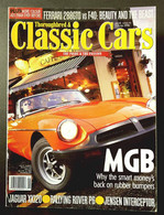 THOROUGHBRED & CLASSIC CARS Jan 1998 - FERRARI 288GTO F40 MGB JAGUAR XK120 ROVER P6 JENSEN INTERCEPTOR - Verkehr