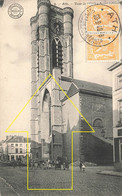 ATH - Tour De L'Eglise Saint Julien - Carte Animée Et Circulé En 1949 - Ath