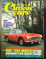 THOROUGHBRED & CLASSIC CARS Nov 1992 - ASTON MARTIN DB4 1935 BENTLEY MAKINEN BIG HEALEW MASERATI MG CITROËN - Trasporti