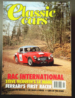 THOROUGHBRED & CLASSIC CARS Jun 1992 - RAC INTERNATIONAL STEVE MCQUEEN LE MANS MG VW BRISTOL - Transport