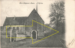 BOIS-SEIGNEUR-ISAAC - L'Eglise - Carte Circulé En 1904 - Overijse