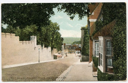 HIGH STREET, ARUNDEL, FROM THE CASTLE GATE / ADDRESS - EAST HOATHLEY, AYLES / AILEYS FARM (RUSSELL) - Arundel