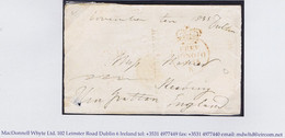 Ireland Meath Free Mail 1835 "Hen Grattan" Frank (MP For Meath) On Free Front To Reading - Préphilatélie