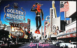 ► Casino Center  - Las Vegas - Air Mail 1963  - Fremont Street   Golden Nugget Gambling Hall - Las Vegas