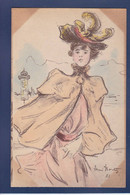 Cpa Boutet Art Nouveau Non Circulé Femme Woman - Boutet