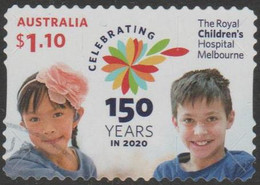 AUSTRALIA DIE-CUT-USED 2020 $1.10 150th Anniversary Of Royal Children's Hospital, Melbourne, Victoria - Usati