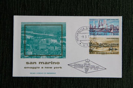 FDC ( Premier Jour D'Emission ) SAN MARINO  : Omaggio A NEW YORK - 9 Mars1973. - FDC