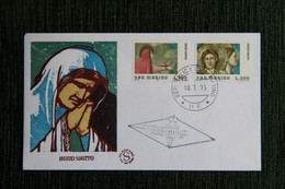 FDC ( Premier Jour D'Emission ) SAN MARINO  : ANNO SANTO - 10 Juillet 1975. - FDC