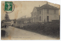 CPA 38 Paladru Très Rare école Et Mairie état Mauvais Près Charavines Chirens Rives Voiron Les Abrets Montferrat Apprieu - Paladru