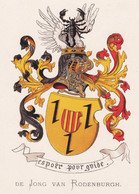 De Jong Van Rodenburgh - Wappen Coat Of Arms Heraldry Heraldik Blason Wapen - Estampes & Gravures