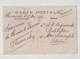 Biguenet Instituteur Marchampt Lavastre 1914 Clermont Ferrand - Genealogie