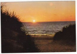 Groeten Van Het Eiland Ameland - (Wadden, Nederland) - Nr. L 1863 - Ondergaande Zon En Zee - Ameland