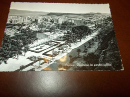 B803   Cagliari Panorama Da Giardini Pubblici Viaggiata Pieghina Angolo - Cagliari