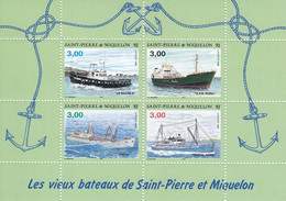 ST.PIERRE & MIQUELON Block 4,unused,ships - Hojas Y Bloques