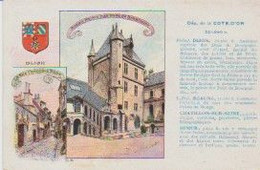 (21) Département De La CÔTE D'OR. DIJON  2 Vues : Ancien Palais Des Ducs De Bourgogne / Rue François Rude - Dijon