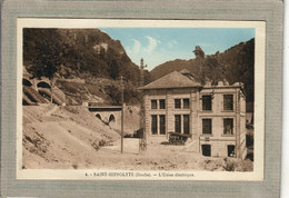CPA - (25) SAINT-HIPPOLYRE - Aspect De L'Usine électrique En 1934 - Carte Colorisée - Saint Hippolyte