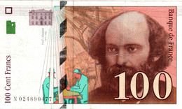 France : 100 Francs 1997 (bon état) - 100 F 1997-1998 ''Cézanne''